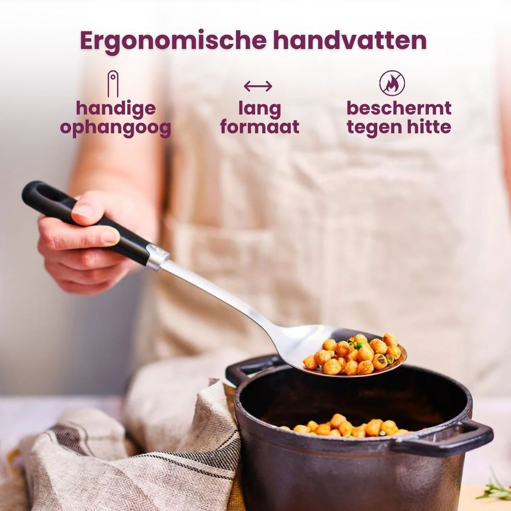 Cosy & Trendy Rasp met kap - Delish - RVS Zwart