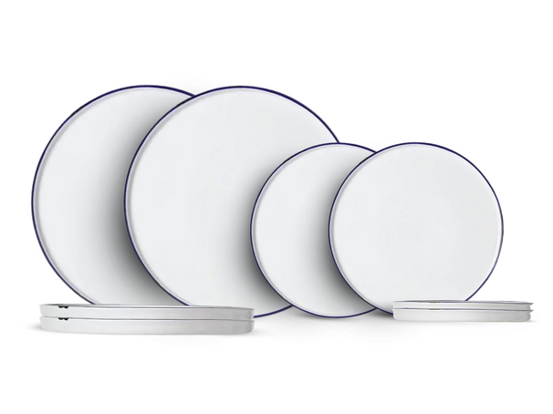 Juego de vajilla / set de platos Cosy & Trendy Antoinette 8 piezas / 4 personas - 4 platos de cena, 4 platos de desayuno