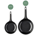 Sola Koekenpannenset Ceramic Deluxe 2-Delig ø 24 & 28 cm - keramische anti-aanbaklaag