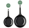 Sola Set de sartenes Ceramic Deluxe 2 piezas ø 24 y 28 cm - recubrimiento antiadherente cerámico