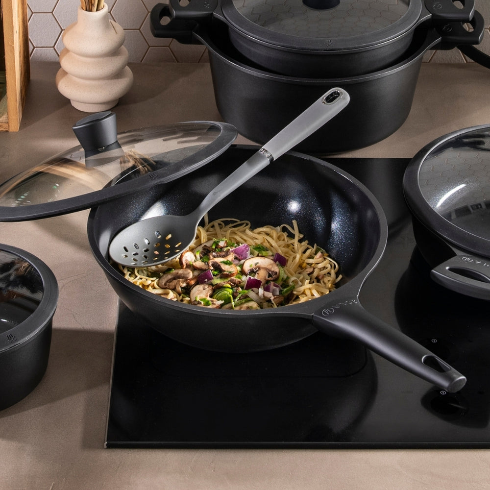 Wok Sola con tapa Ceramic Deluxe ø 30 cm - revestimiento antiadherente cerámico