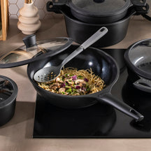 Wok Sola con tapa Ceramic Deluxe ø 30 cm - revestimiento antiadherente cerámico