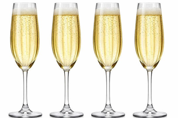 Cookinglife Champagneglazen Verano 260 ml - 4 stuks