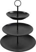 Cookinglife Etagère zwart ø 16, 21 & 26 cm - 3-laags - 32 cm hoog