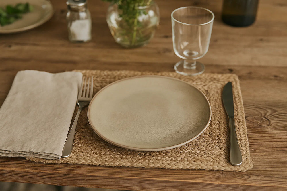 Cookinglife Ontbijtborden / Dessertborden Sabi Beige ø 21 cm - 6 Stuks
