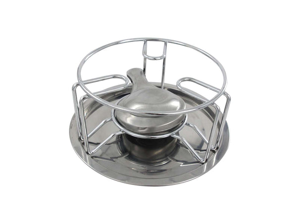 Cookinglife Rechaud Rond Verchroomd Met Brander