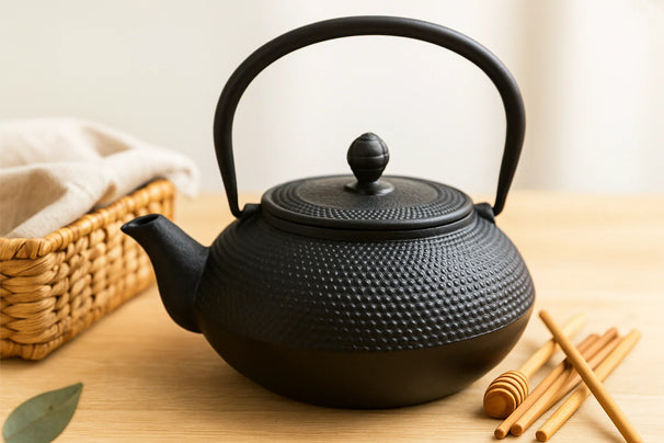 Cookinglife Theepot - Gietijzer - Zwart - 800 ml