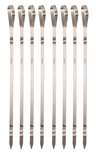 Cookinglife BBQ Spiezen Fire & Flavour RVS 41 cm - Set van 8 Grill Spiezen