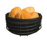 Cookinglife Broodmandje Zwart Metaal ø 23 cm