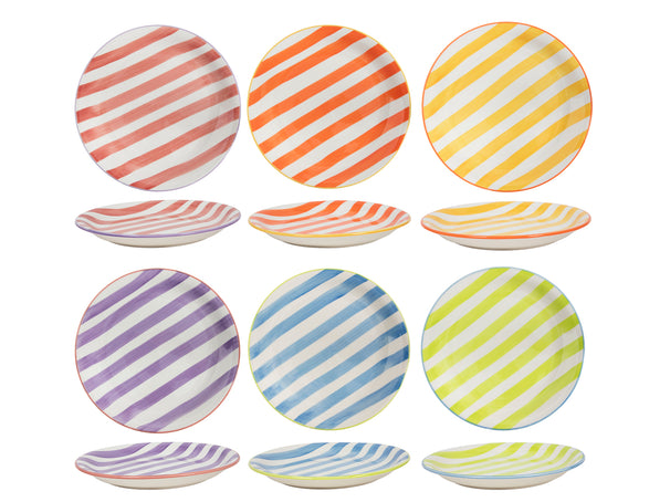 Cookinglife Dinerborden Summer Vibes ø 26.5 cm - 6 stuks