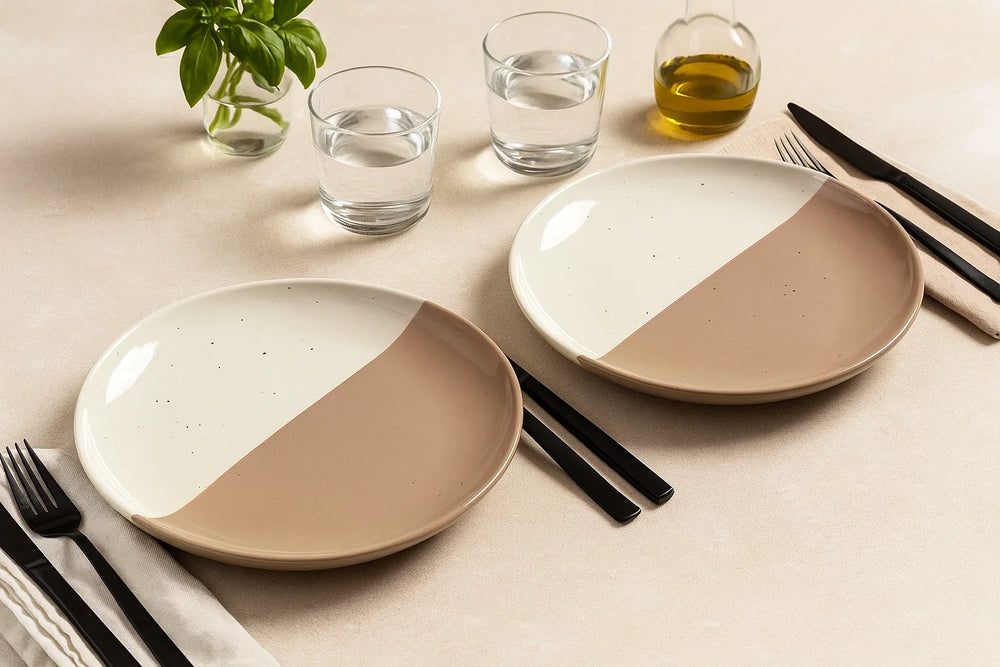 Platos de cena Cookinglife Barro ø 27 cm - 6 unidades