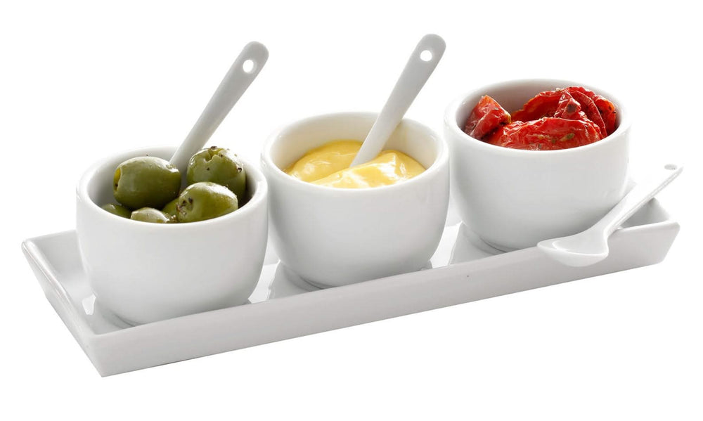 Cookinglife Dipschaaltjes Set Porselein 7-Delig