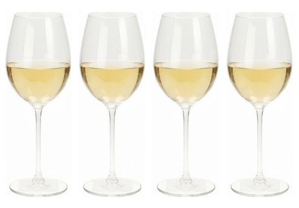 Cookinglife Witte Wijnglazen Solare 410 ml - 4 Stuks