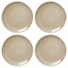 Cookinglife Dinerborden Serene Zand ø 28 cm - Aardewerk - 4 stuks