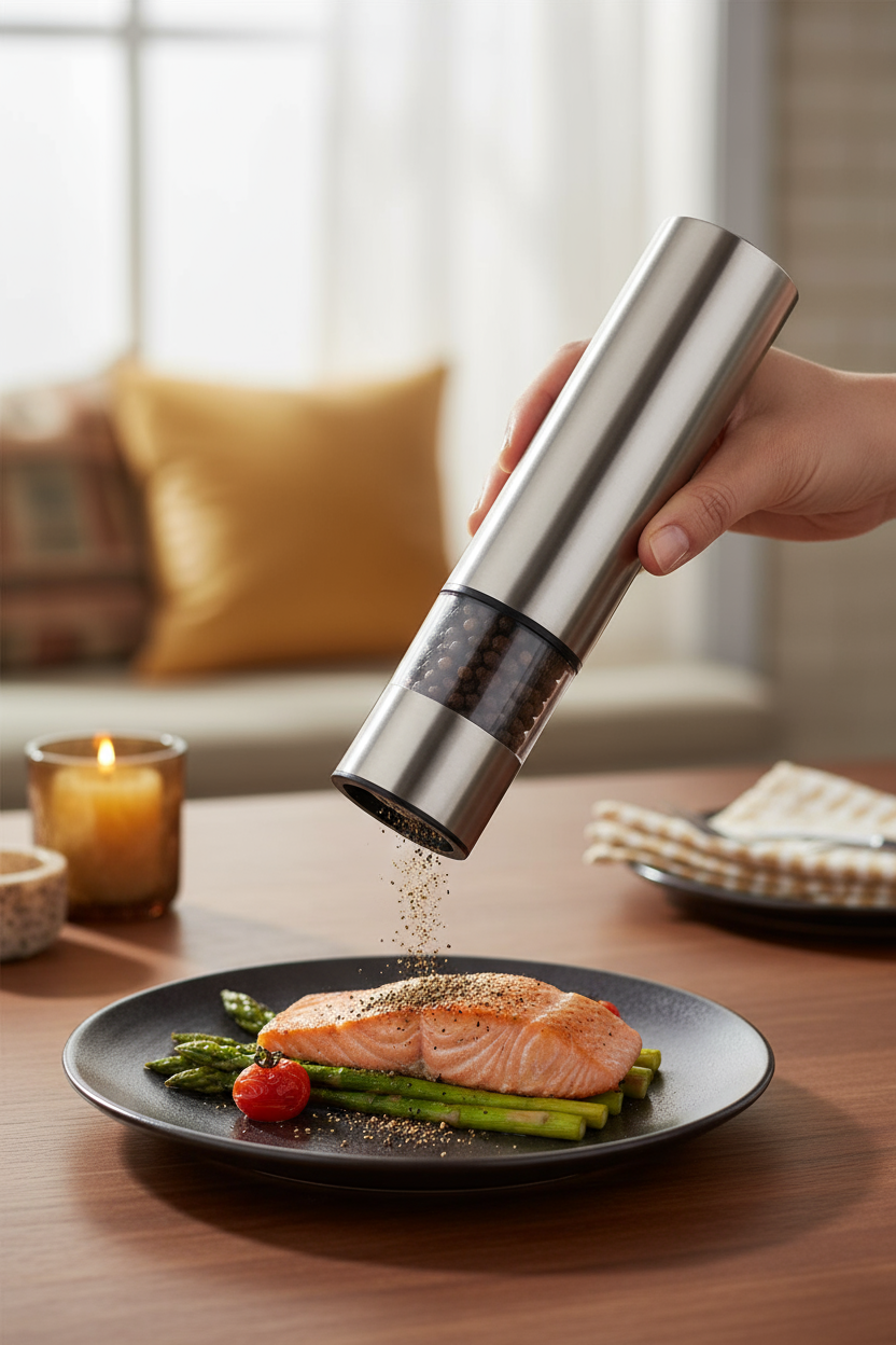 Cookinglife Elektrische Pepermolen RVS