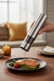 Cookinglife Elektrische Pepermolen RVS