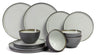 Set de vajilla Cosy & Trendy Plato Mate 12 piezas / 4 personas - 4 platos llanos, 4 platos de desayuno y 4 cuencos