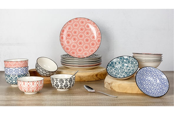 Cosy & Trendy Dinerborden Delirio ø 24 cm - 6 Stuks