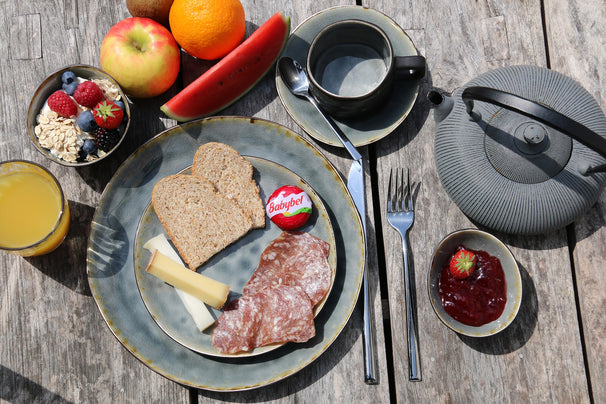 Cosy & Trendy breakfast plate / Dessert plate Laguna Blue Grey ø 20 cm