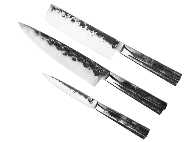 Forged Messenset Intense - 3 - delig - Koksmes, Hakmes en Universeel mes