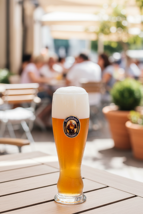 Vasos de cerveza Franziskaner Weizen 330 ml - 2 unidades