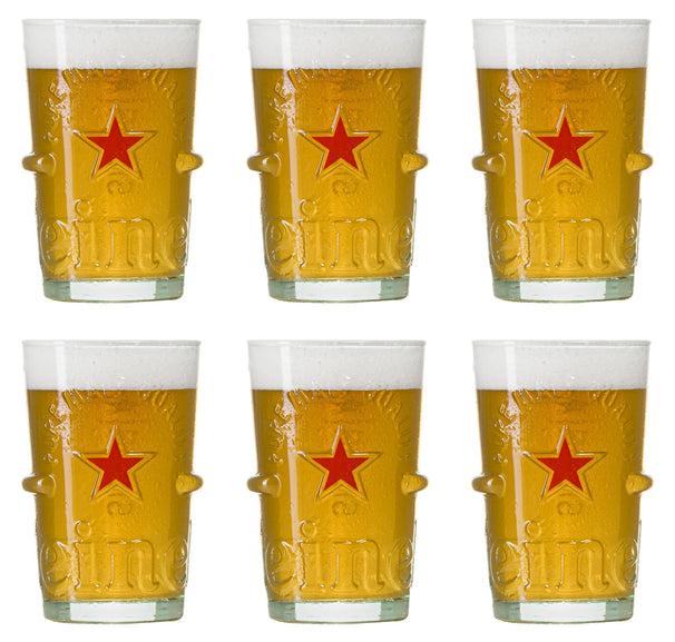 Heineken Vasos de cerveza Silver - 250 ml - 6 piezas