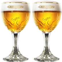 Vasos de cerveza Grimbergen con pie 250 ml - 2 unidades