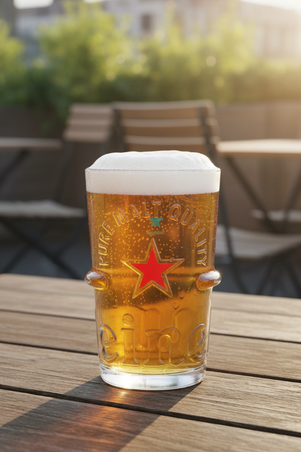 Heineken Vasos de cerveza Silver - 250 ml - 6 piezas