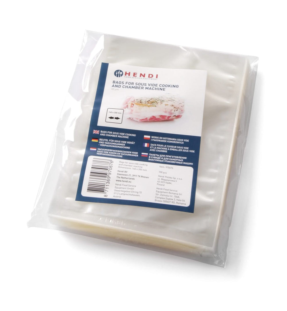 Hendi Vacumeerzakken - Sous Vide Zakken - 35 x 25 cm - 100 stuks