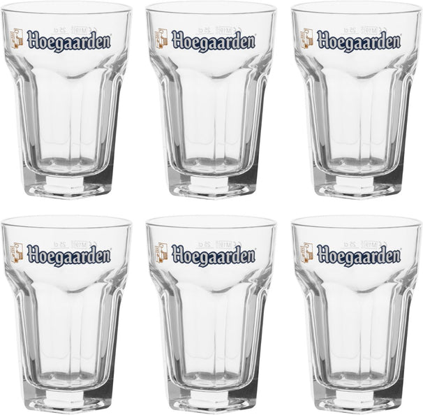 Vasos de cerveza Hoegaarden Witbier - 250 ml - 6 unidades