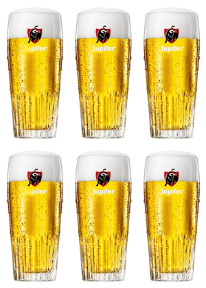 Jupiler Bierglazen - 330 ml - 6 stuks