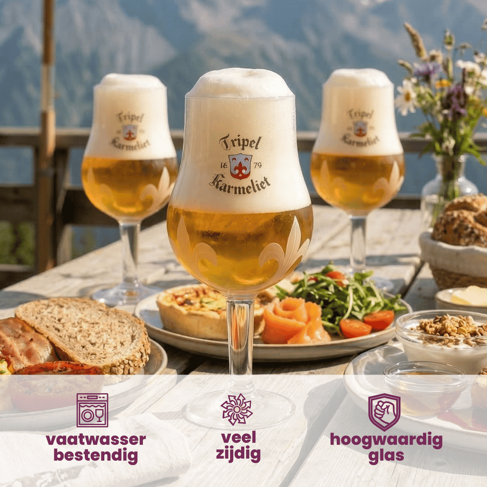 Karmeliet Bierglazen 330 ml  - 4 stuks