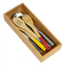 Organizador para Cubiertos Cookinglife - Caja de Almacenaje - Multi Organizador - Bambú 38 x 15 x 7 cm
