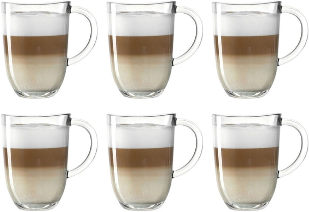 Leonardo Vasos para Latte Macchiato - Napoli 380 ml - 6 unidades - Resistente al calor