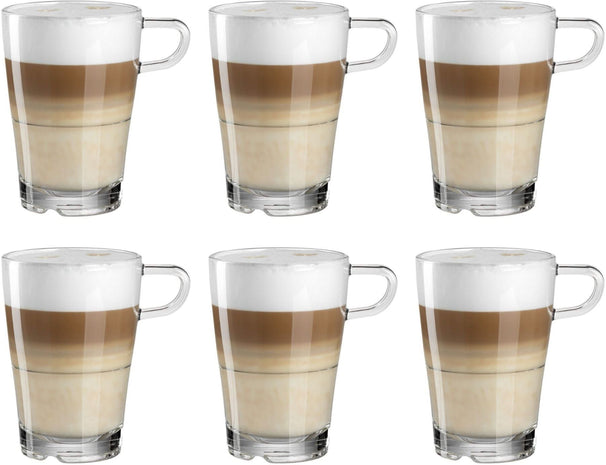 Vasos para Latte Macchiato Leonardo Senso - Apilables - 350 ml - 6 piezas
