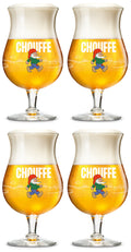 La Chouffe Bierglazen 330 ml - 4 stuks