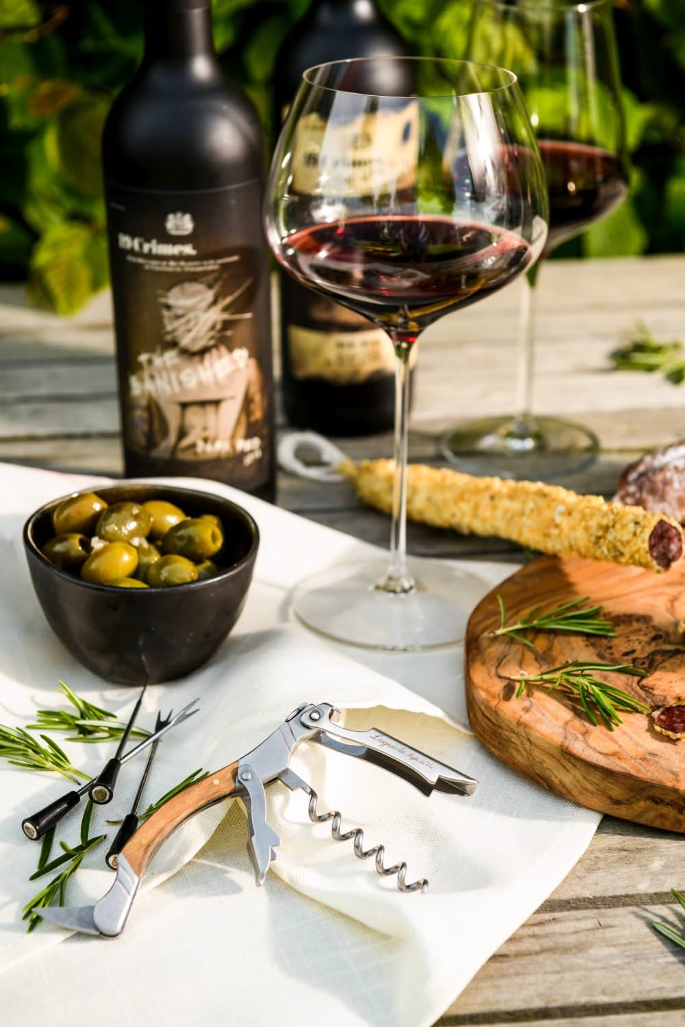 Laguiole Style De Vie Corkscrew - Olive wood