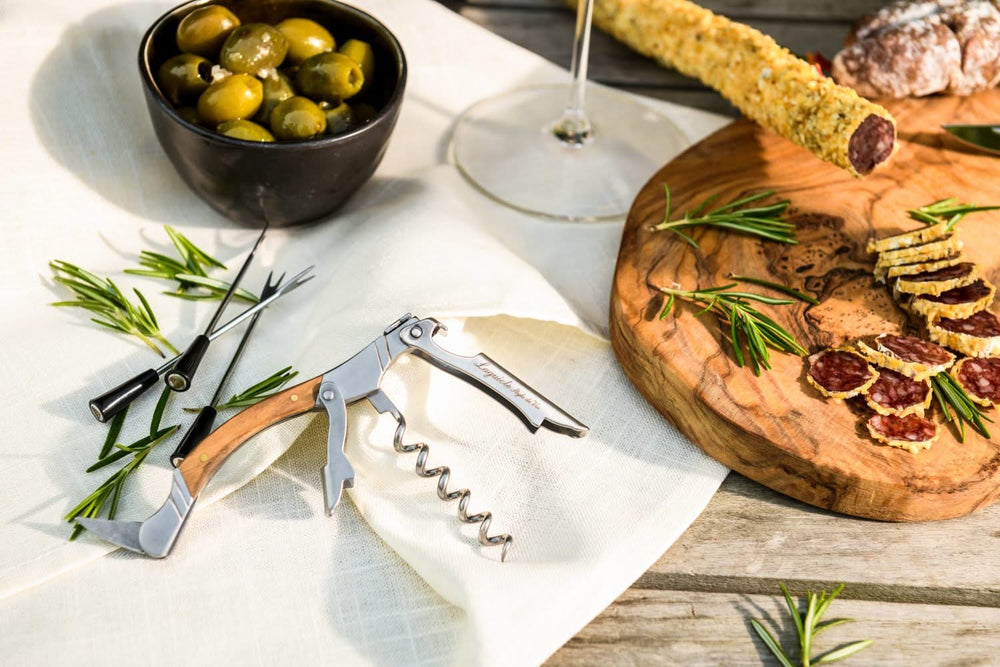 Laguiole Style De Vie Corkscrew - Olive wood