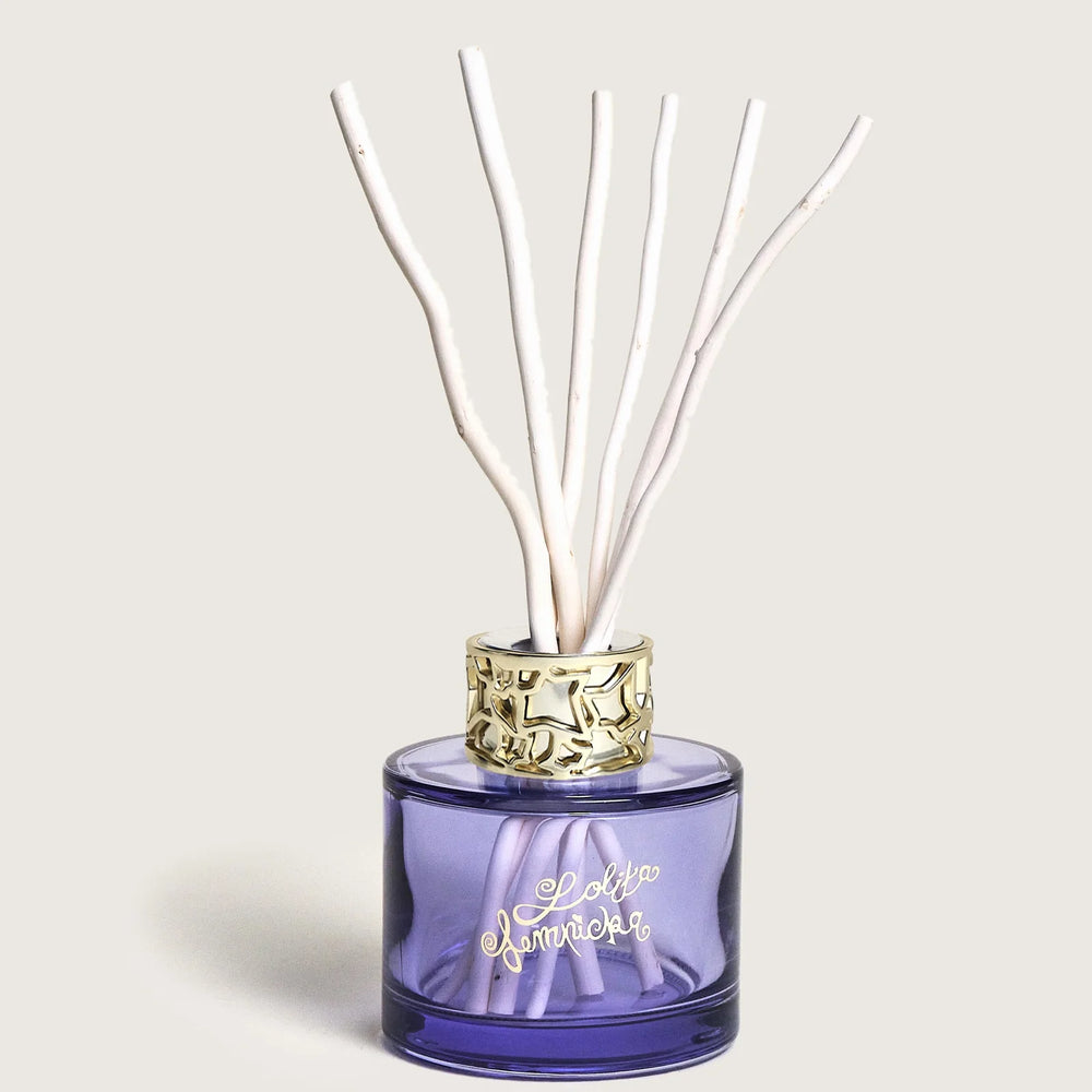 Set de regalo dúo Maison Berger Lolita Lempicka - Varitas aromáticas 80 ml y spray ambiental 50 ml - Púrpura
