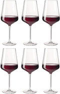 Leonardo Rode Wijnglazen - Puccini - 750 ml - 6 stuks