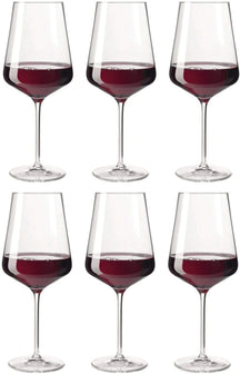 Leonardo Rode Wijnglazen - Puccini - 750 ml - 6 stuks