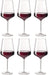 Leonardo Rode Wijnglazen - Puccini - 750 ml - 6 stuks