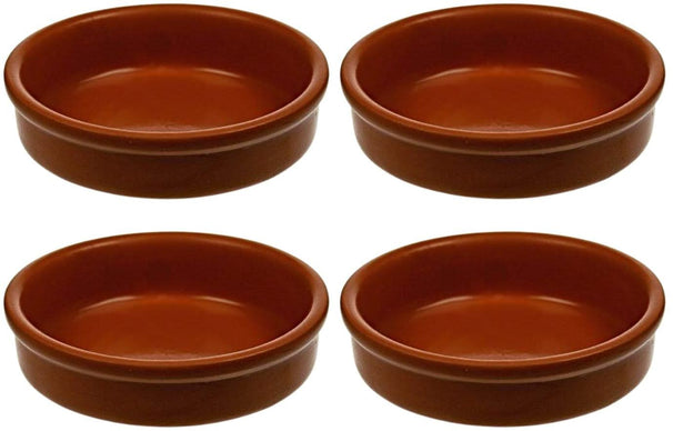 Cosy & Trendy Ramekins / Soufflébakje / Creme Brulee Schaaltjes - Terracotta ø 12 cm - 4 Stuks