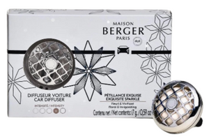 Maison Berger Autoparfum / Autodiffuser - Rosalie Exquisite Sparkle - Met navulling