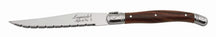 Cuchillos para steak Laguiole Style de Vie Premium Line Madera oscura - 6 piezas