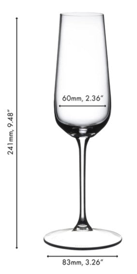 Copas de champán Riedel - Flutes - Grape@Riedel - 250 ml - 2 unidades