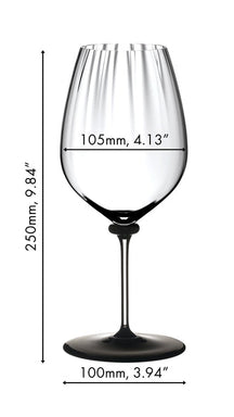 Copa de vino tinto Riedel Fatto A Mano Performance - Cabernet Sauvignon - Base negra - 834 ml