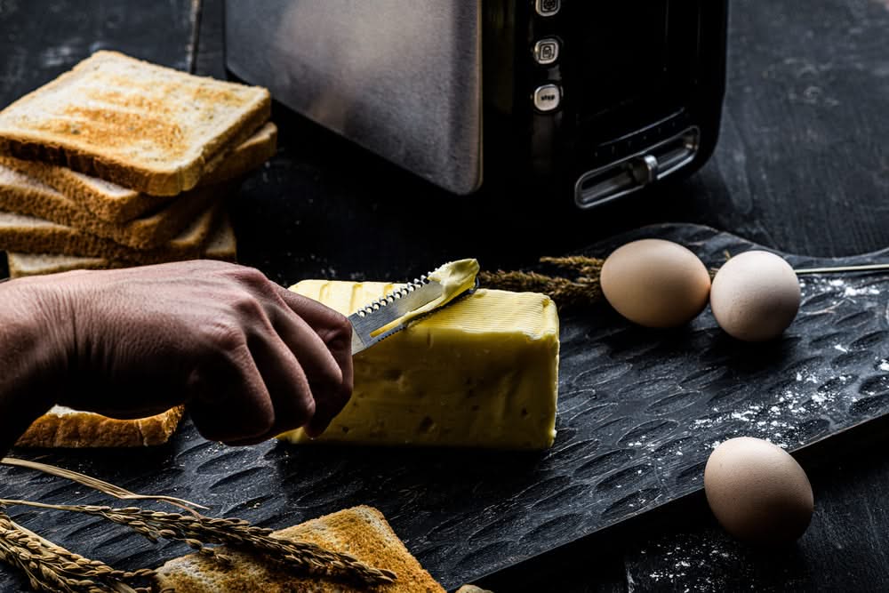 Cuchillo para queso y mantequilla Laguiole Style de Vie Plata - 6 unidades