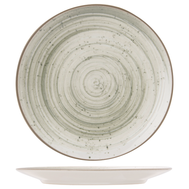 Cosy & Trendy Dinerborden Sintra Ivy Green ø 26 cm - 4 Stuks
