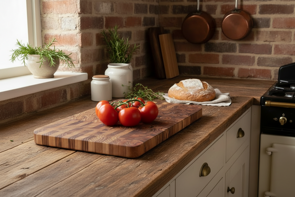Tabla de Cortar Cookinglife - Teca - 40 x 28 cm